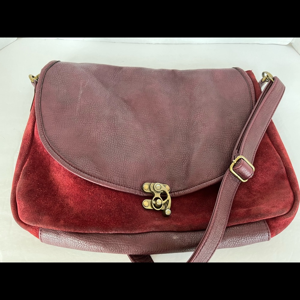 Limited Edition Target leather messenger bag